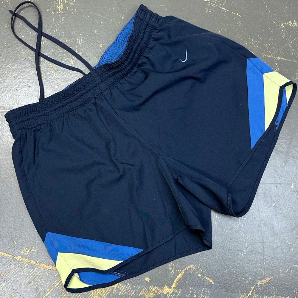 Nike 4” Fitness Running Shorts 453257-437 Blue Medium Ace Court NY